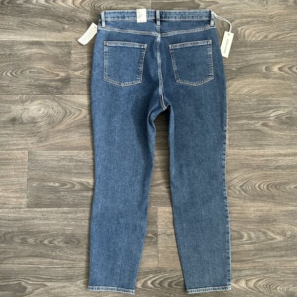 NWT Aritzia Size 31 Nyla Hi-Rise Skinny Jeans Medium Blue Denim Forum High Waist - Picture 3 of 12